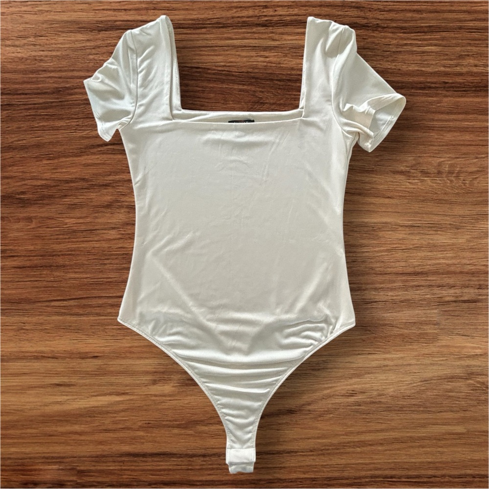 Forever 21 Cream Bodysuit